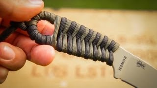 Paracord 06  Schlangenhaut Izula Wrap [upl. by Hnid]