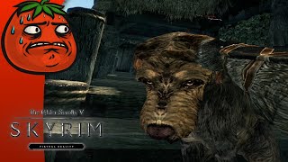 Tomato The Elder Scrolls V Skyrim  Using my virtual hands to huck a chicken into the sun [upl. by Enihpled]