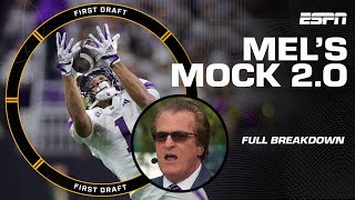 Mel Kiper Jrs Mock Draft 20 Full Breakdown with Field Yates  🏈 FIRST DRAFT [upl. by Novihs]