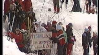 Holmenkollen 1987  50 km  World Cup 2 av 2 [upl. by Leupold797]