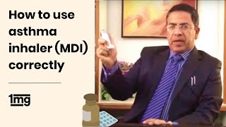 How To Use Asthma Inhaler MDI By Dr Vikram Jaggi  1mg [upl. by Assirrac]