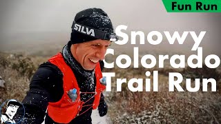 Snowy Colorado Trail Run  An Excerpt What are your favorite trails [upl. by Yrebmik866]