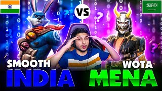 Indian White 444 Vs Wota FF 😯 Nonstop Live Reaction 😵‍💫 India Vs Mena Garena  Free Fire 🔥 [upl. by Onitrof]