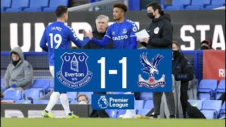 EVERTON 11 CRYSTAL PALACE  PREMIER LEAGUE HIGHLIGHTS [upl. by Nev]