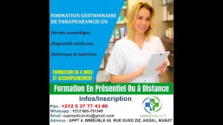 FORMATION Gestionnaire de Parapharmacie [upl. by Uriah894]