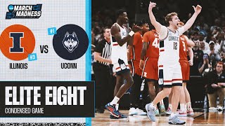 UConn vs Illinois  Elite Eight NCAA tournament extended highlights [upl. by Aruam]