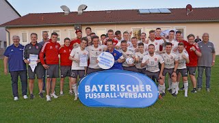 Oberpfalzmeisterschaft 2023 Die Meister werden vom Bayerischen FußballVerband BfV geehrt [upl. by Zeuqirdor]