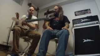 MARC CHICOINE with LUC LEMAY from GORGUTS  Part II  Lucs guitar Guitars [upl. by Adiene]