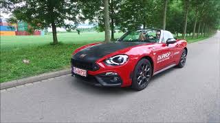 Kurztest Abarth 124 Spider  The ProbefahrtBlog [upl. by Enair]