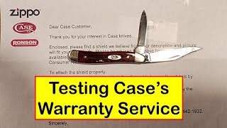 Old Knife New Shield Testing Case Knives Warranty Service singingtoad mikecurtis2585 [upl. by Acinoda247]