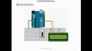 Arduino ile 1602 LCD Ekran Kullanımı [upl. by Enybor]