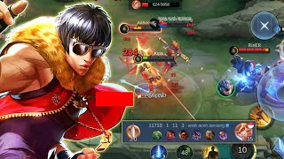 MENGIKAT BINATANG LIAR  CHOU FULL DAMAGE  TOP GLOBAL CHOU MLBB [upl. by Ettenal348]