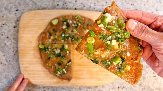 Spring onion pancakes  1carb keto flatbread recipes [upl. by Yrdua]