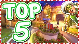 Overwatch  TOP 5 BEST SEASONAL MAPS IN OVERWATCH [upl. by Aelanej]