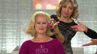 Ships 102714 Calista Tools Perfecter Pro Grip Heated Brush with Lisa Robertson [upl. by Nyrmac442]