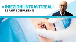 INIEZIONI INTRAVITREALI le paure dei pazienti  ForumSalute [upl. by Leynwad]