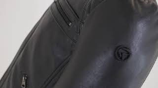 Présentation du blouson en cuir Redskins  Balboa Black [upl. by Eixela]