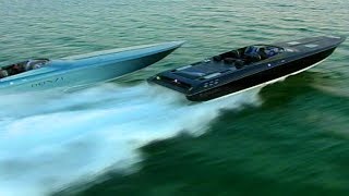 Power Boat Chase in Florida Wow Donzi 43 ZR amp 38 ZR [upl. by Aseyt]