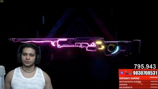 25000 UC Lucky Spin For New Mauve Avenger AWM Animated Skin Fully Upgraded [upl. by Dick486]