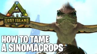 How To Spawn The Sinomacrops In Ark Lost Island [upl. by Aicatsanna317]