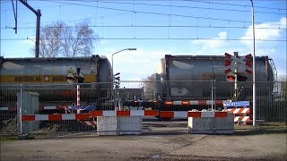 Spoorwegovergang Helmond Brandevoort  Dutch railroad crossing [upl. by Marja772]