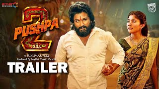 Pushpa 2 Trailer  Pushpa 2  The Rule 🔥  Telugu  Allu Arjun  Sukumar  Rashmika  Fahadh Faasil [upl. by Michey]