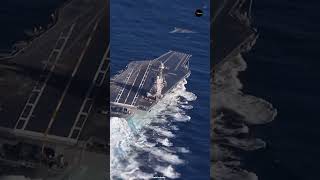 EL PORTAAVIONES MAS GRANDE DEL MUNDO USS GERALD R FORD tecnologia barcos avion SHORTS [upl. by Enelia]