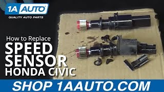 How to Replace Speed Sensor 0105 Honda Civic [upl. by Etnoval67]