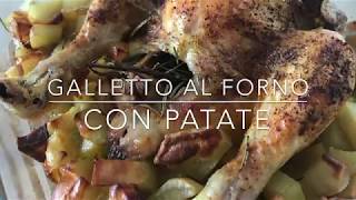 GALLETTO AL FORNO CON PATATE [upl. by Limaa]