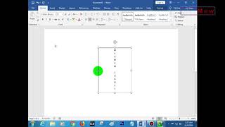 2 Cara Membuat Tulisan Berdiri  Vertikal di Microsoft Word [upl. by Atikram]