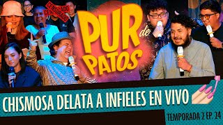 Chismosa delata a infieles en vivo  Pur de Patos T2 Ep 24 [upl. by Larkins]