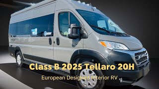 Awesome European Design Interior RV ClassB 2025 Tellaro 20H RAM Motorhome Loads of Luxury touch rv [upl. by Neelyk337]