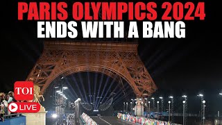 LIVE  Olympics 2024 Closing Ceremony Sreejesh Manu Bhaker Are Indias Flagbearers  Paris [upl. by Llebasi565]