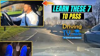 LEARN THESE 7 TO AVOID FAILING  To Pass Driving Test Learn These 7 The Bonus [upl. by Ocirema378]