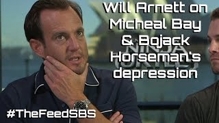 Will Arnett on Micheal Bay and Bojack Horsemans depression [upl. by Atinob]