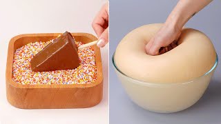 Satisfying Cake Decorating Tutorials Video  Homemade Chocolate Cake Compilation  Tasty Cakes [upl. by Yajet]