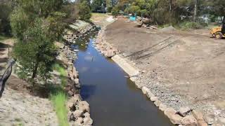 Reimagining Moonee Ponds Creek September – December 2023 Timelapse [upl. by Rab]