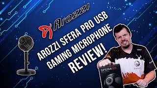 Arozzi Sfera Pro USB Gaming Microphone Review  Worth your while [upl. by Astraea]