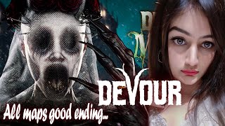 DEVOUR ALL MAPS ENDING AND GAMEPLAY GUIDE horrorgaming 💀 [upl. by Reynolds531]