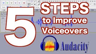 5 STEPS to Improve Your VOICEOVER in Audacity [upl. by Adlei]