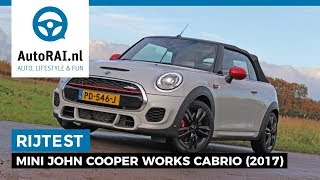 Mini John Cooper Works Cabrio 2017  AutoRAI TV [upl. by Aeuhsoj]