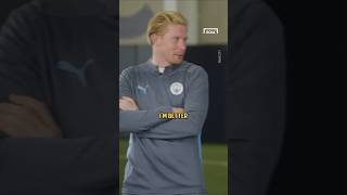 DE BRUYNE disagrees with DOKU over PACE ⚡️ football soccer shorts [upl. by Lenssen880]