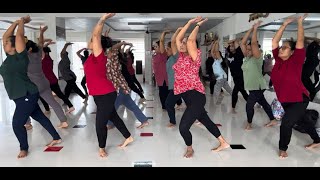 OM YOGA AEROBICS  DO DAILY 45 MINUTE  REMOVE BELLY FAT AT HOME  WEIGHT LOSS MASALA  91065 00115 [upl. by Ander]