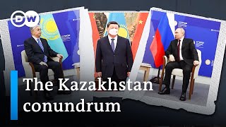 Oil gas and Putins war Kazakhstan between Russia and China  DW News [upl. by Retsim]