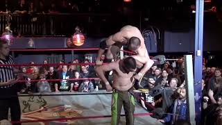 Biff Busick Half Nelson Suplex amp Lariat Link to Match in Description [upl. by Ehpotsirhc]