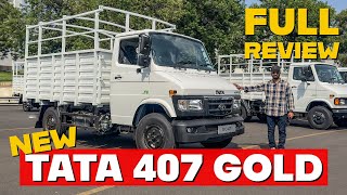 Tata 407 Gold SFC BS6 EBD phase 2  TATA Mini Truck  Detailed walkaroundSpecifications Review [upl. by Enidlarej]