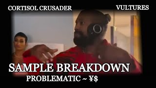 Sample Breakdown Kanye West  PROBLEMATIC [upl. by Heaps]