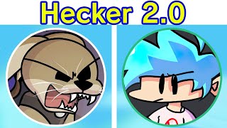 Friday Night Funkin VS Hecker Mod FULL WEEK  Cutscenes FNF Mod Beluga DiscordGot Heckd Update [upl. by Einnov]