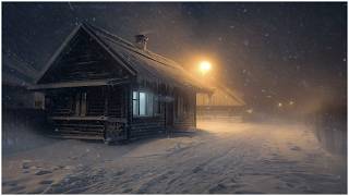 Blustery Wind Sounds for Sleeping┇Mighty Blowing Snow┇Icy Winter Storm amp Chilly Snowstorm Ambience [upl. by Hamlin]