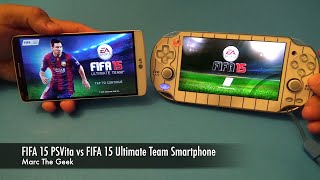 FIFA 15 PSVita vs FIFA 15 Ultimate Team Smartphone LG G3 [upl. by Hogan]